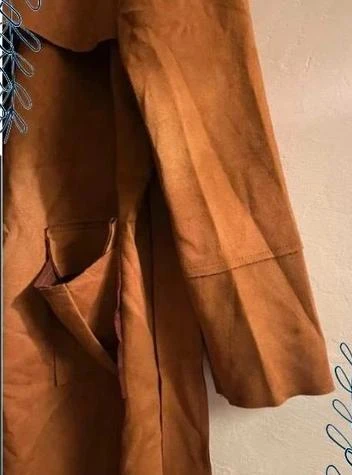 Bruine trenchcoat Absolème maat L – photo 2